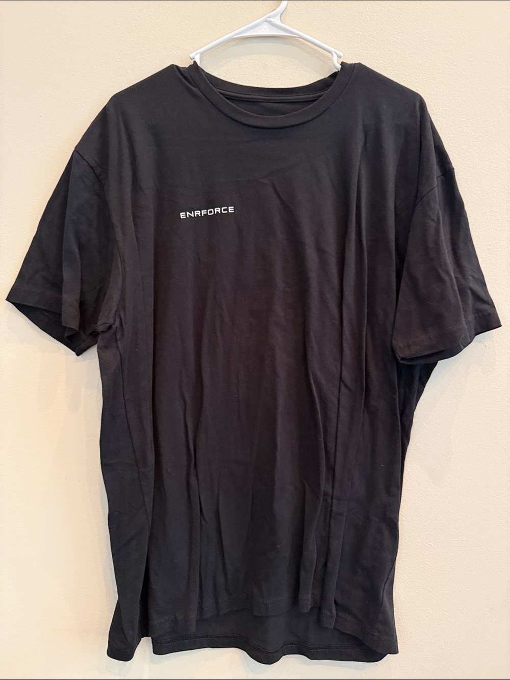 Enrforce Men's Black Graphic Tee